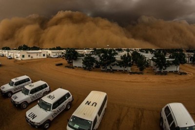 UN peacekeepers in Darfur (file Photo).