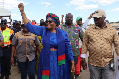 Namibia's President-Elect Netumbo Nandi-Ndaitwah thanked Namibians for 
